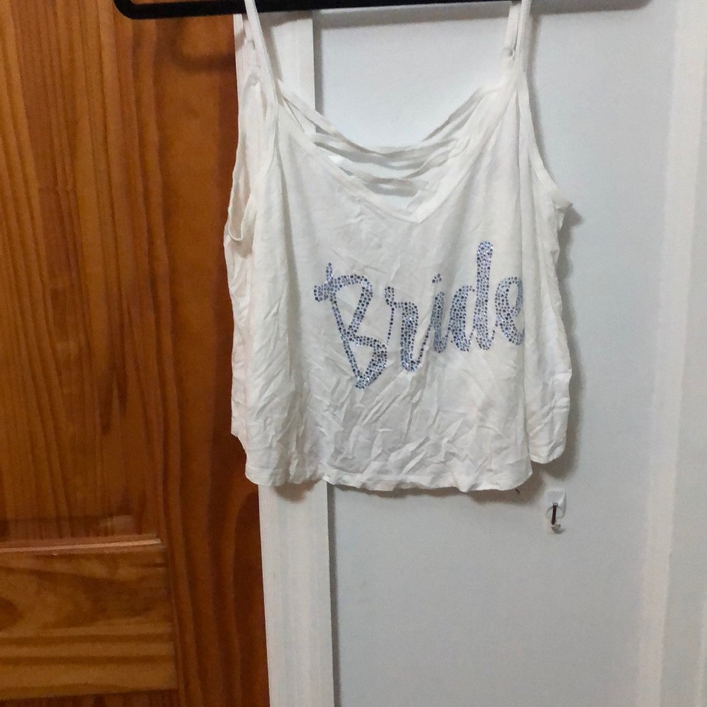 Crop top sleep shirt
